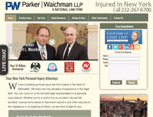Tablet Screenshot of injured-in-new-york.com
